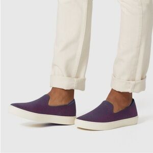 Rothy’s Fig Python Purple Slip On Sneakers Size 10.5